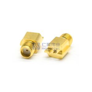 SMA Connector Straight Female Jack SINK PLATE 50ohm 18GHZ - RHT-678-1013
