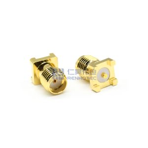 SMA Connector Straight Female Jack SMT Panel Mount 50ohm 27GHZ - RHT-678-1015