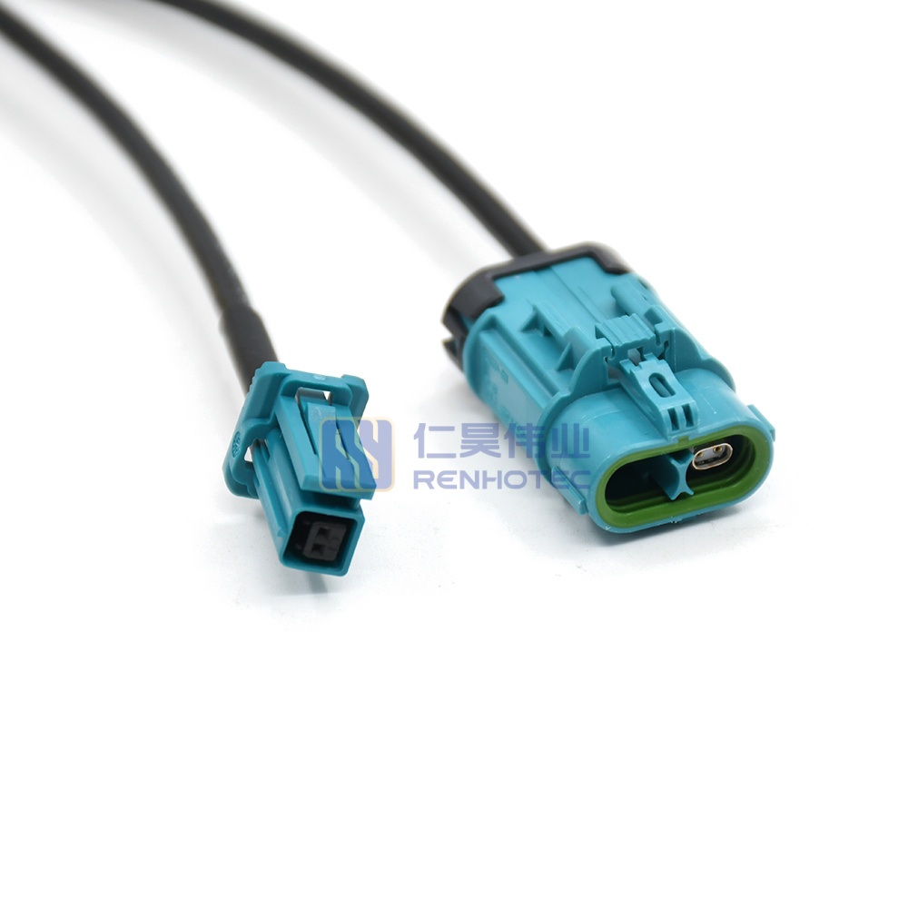 H-MTD E6K14B-1CAZ5-y to 2302452-3 + 2302454-9 + 2-1703930-4 + 2302450-1 cable, L=600MM