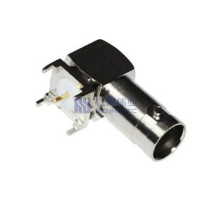 BNC Connector Right Angle Jack Panel Mount Through Hole - RHT-610-0044