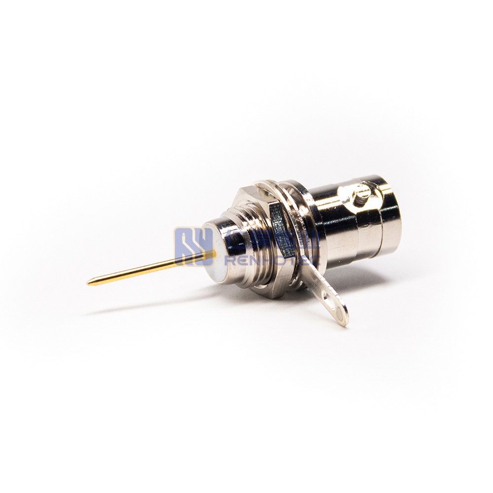 BNC Connector Straight Jack Panel Mount Through Hole - RHT-610-0063 - Image 2