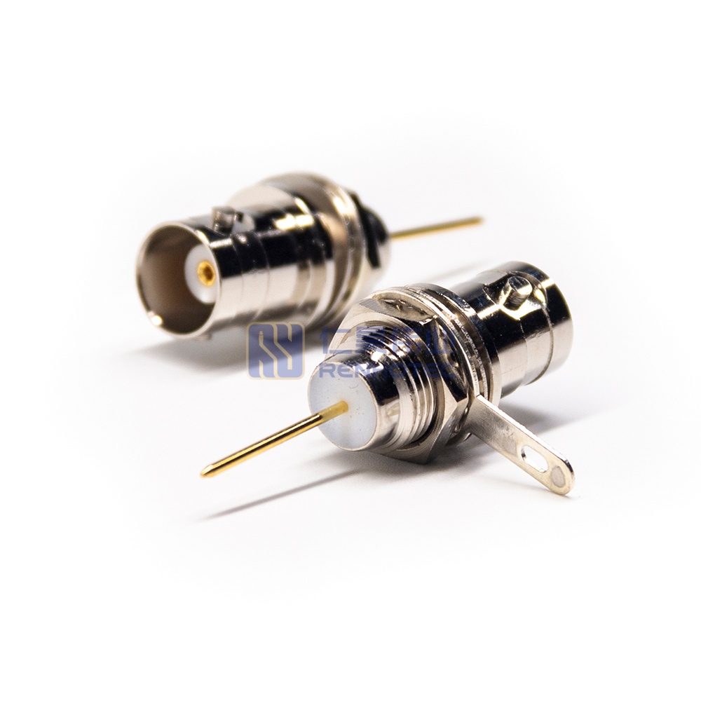 BNC Connector Straight Jack Panel Mount Through Hole - RHT-610-0063 - Image 3