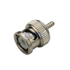 BNC Connector Straight Plug Cable Mount Crimp - RHT-610-0202