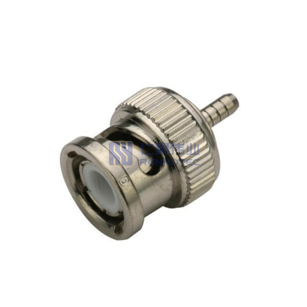 BNC Connector Straight Plug Cable Mount Crimp - RHT-610-0202