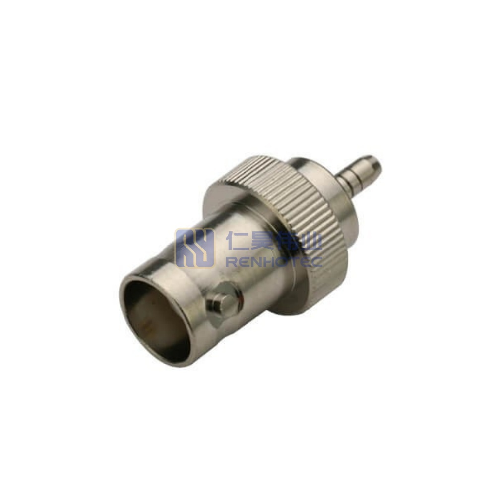 BNC Connector Straight Jack Cable Mount Crimp - RHT-610-0210
