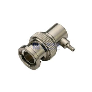 BNC Connector Right Angle Plug Cable Mount Crimp - RHT-610-0211