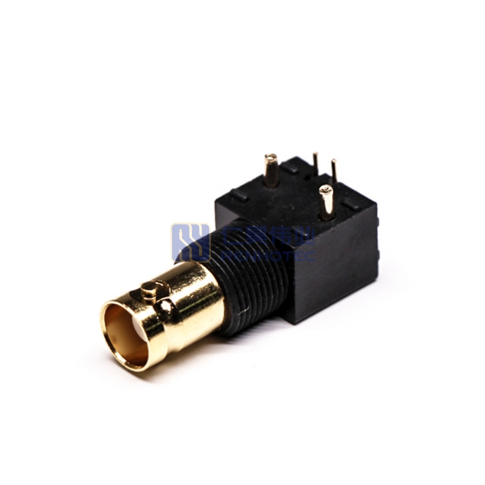 BNC Connector Right Angle Jack Panel Mount Through Hole - RHT-610-1041 - Image 4