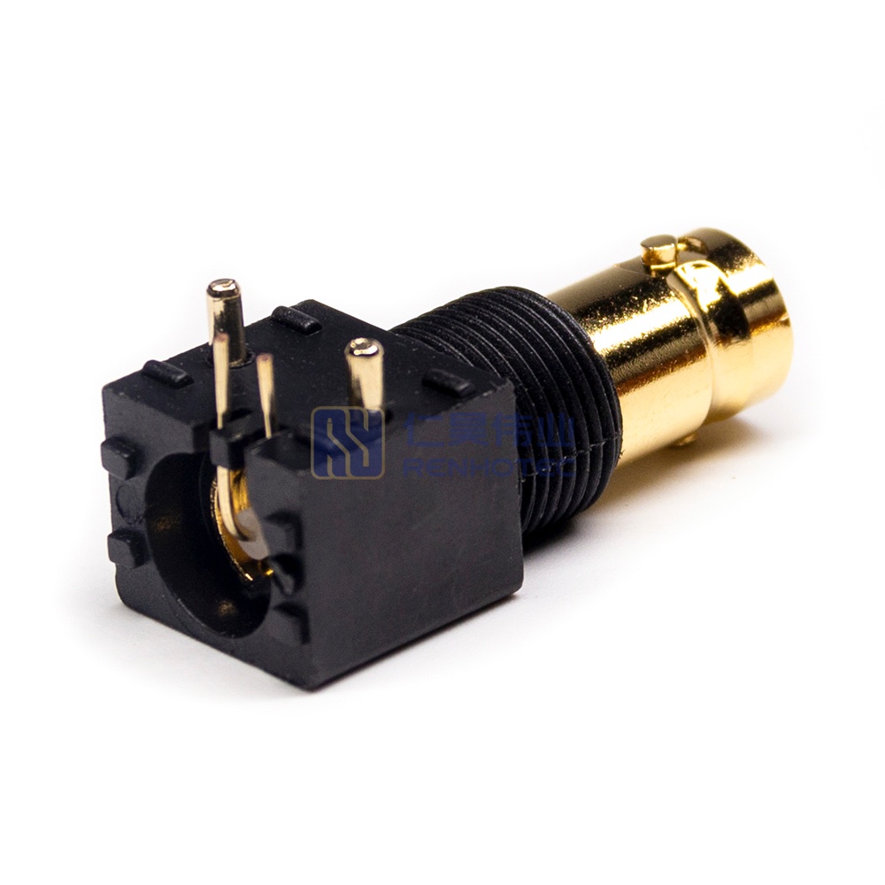 BNC Connector Right Angle Jack Panel Mount Through Hole - RHT-610-1041 - Image 6