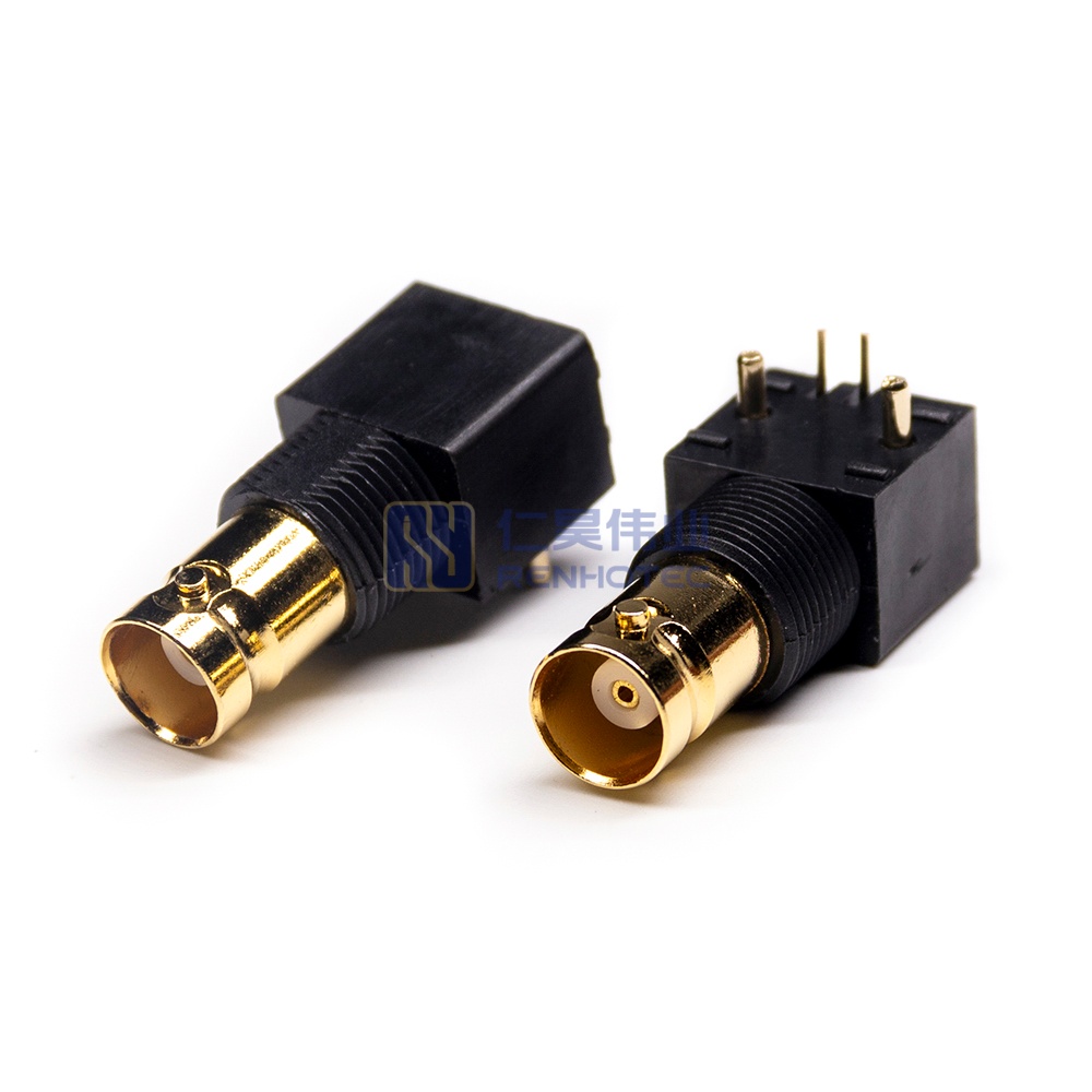 BNC Connector Right Angle Jack Panel Mount Through Hole - RHT-610-1041 - Image 8
