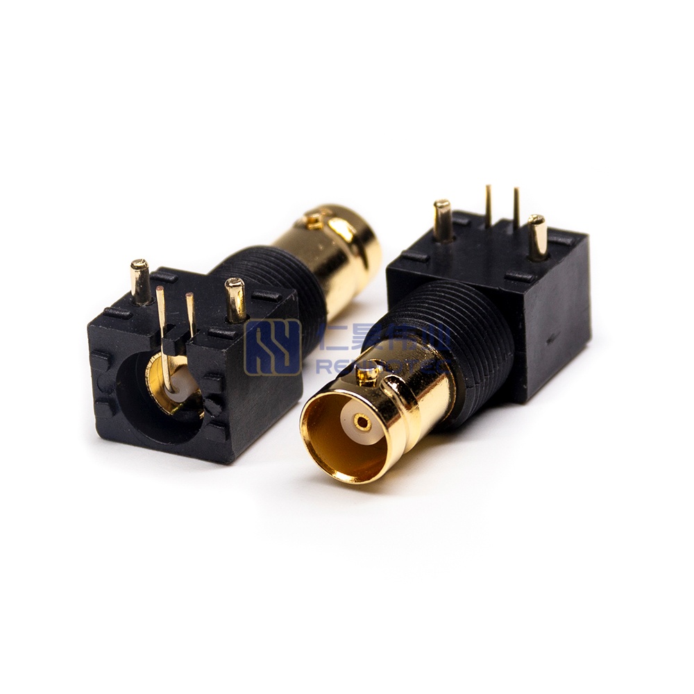 BNC Connector Right Angle Jack Panel Mount Through Hole - RHT-610-1041 - Image 9