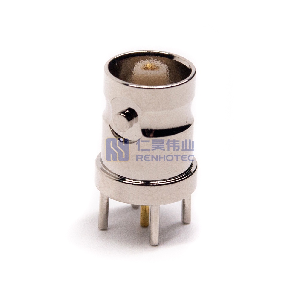 BNC Connector Straight Jack Panel Mount Through Hole - RHT-610-5007 - Image 3