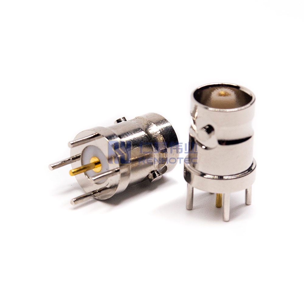 BNC Connector Straight Jack Panel Mount Through Hole - RHT-610-5007 - Image 4