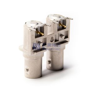 BNC Connector Right Angle Jack Panel Mount Through Hole - RHT-610-5008