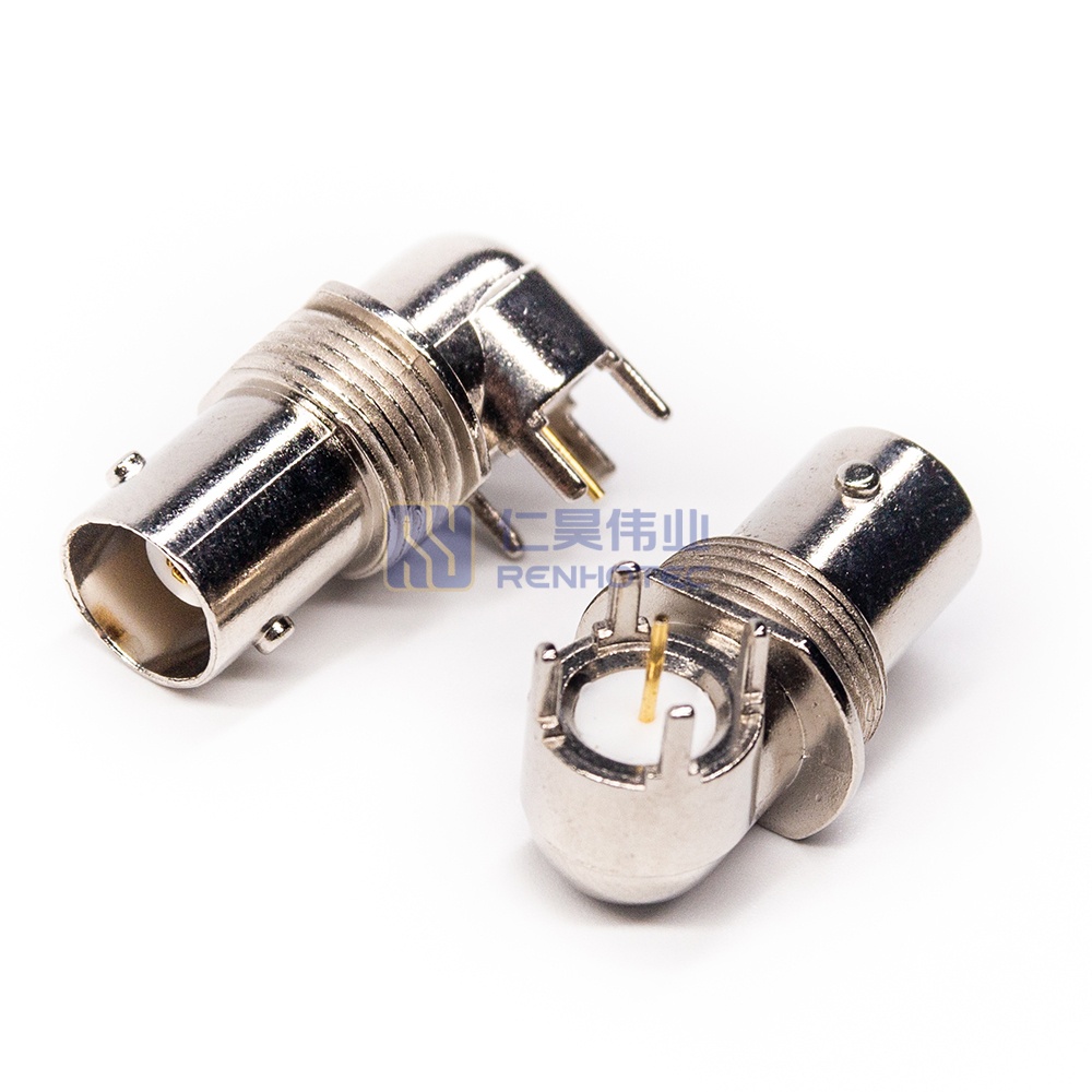 BNC Connector Right Angle Jack Panel Mount Through Hole - RHT-610-5019 - Image 5