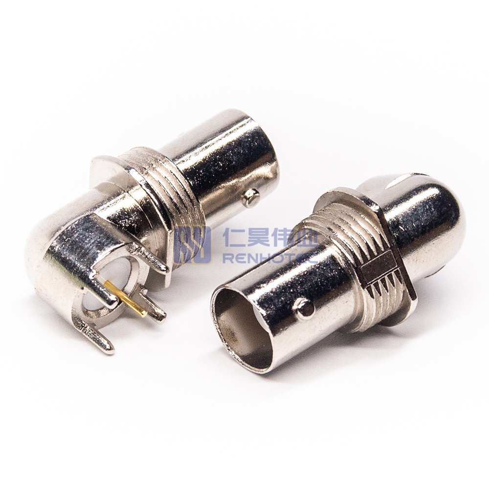 BNC Connector Right Angle Jack Panel Mount Through Hole - RHT-610-5019 - Image 6