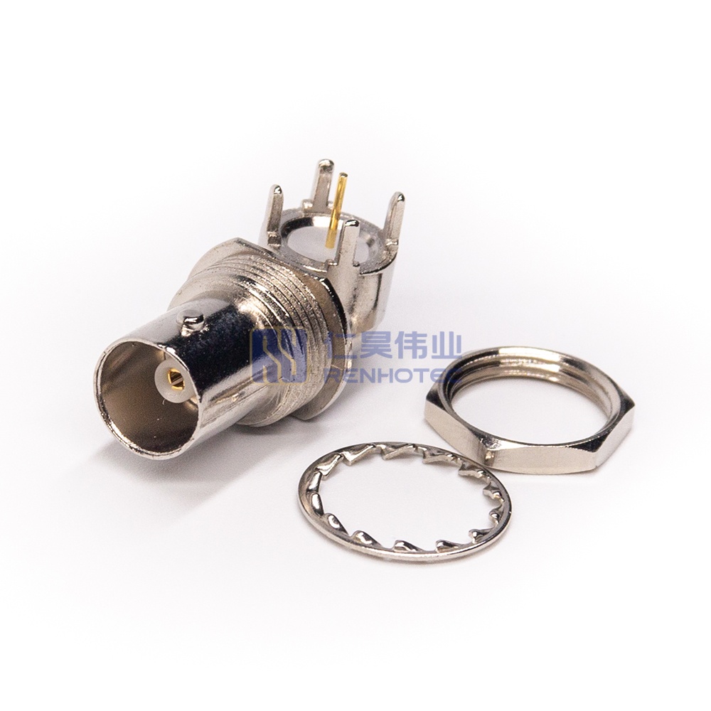 BNC Connector Right Angle Jack Panel Mount Through Hole - RHT-610-5019 - Image 8