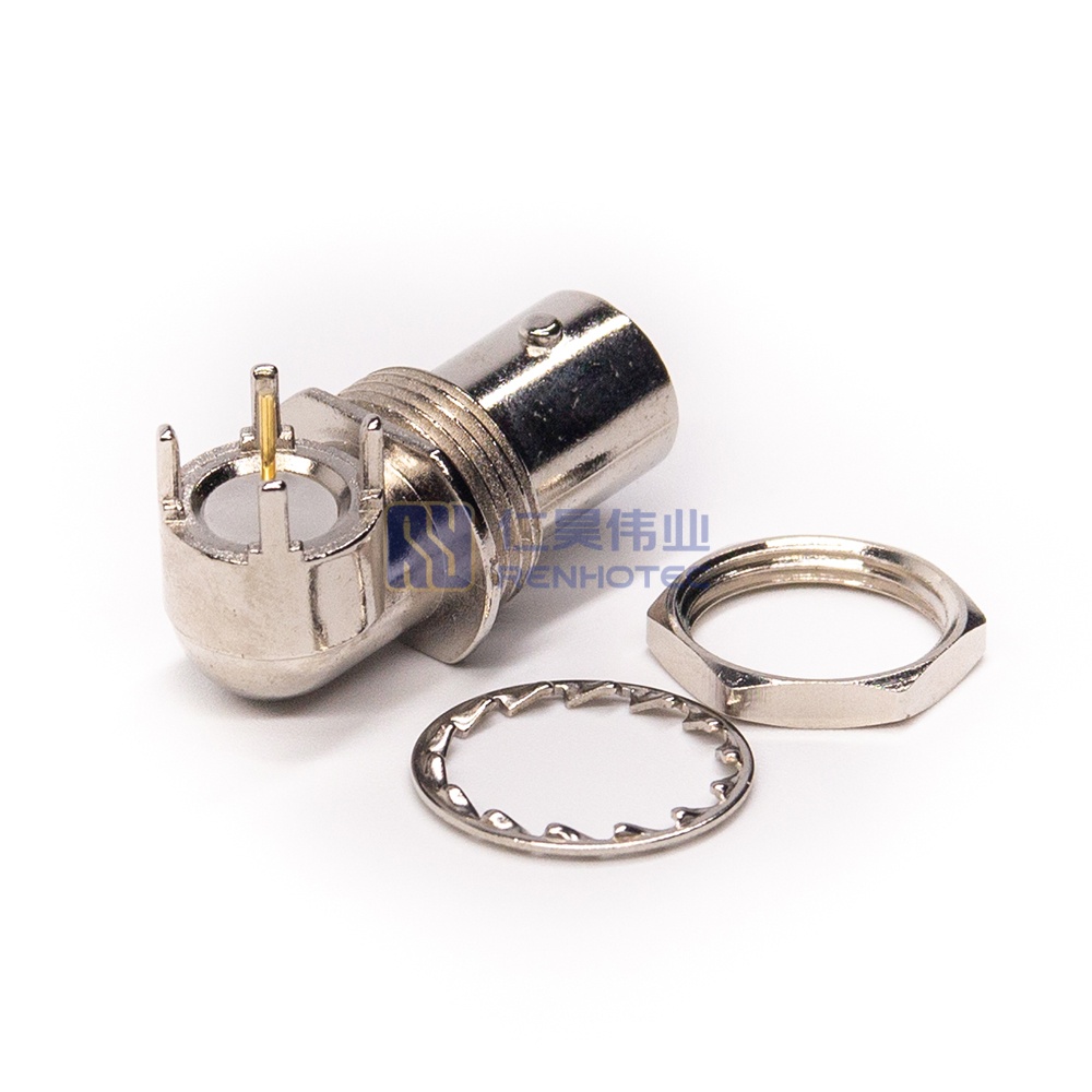 BNC Connector Right Angle Jack Panel Mount Through Hole - RHT-610-5019 - Image 9