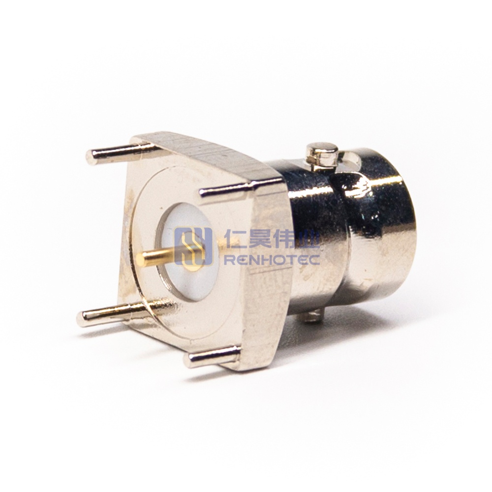 BNC Connector Straight Jack Panel Mount Through Hole - RHT-610-5038 - Image 2