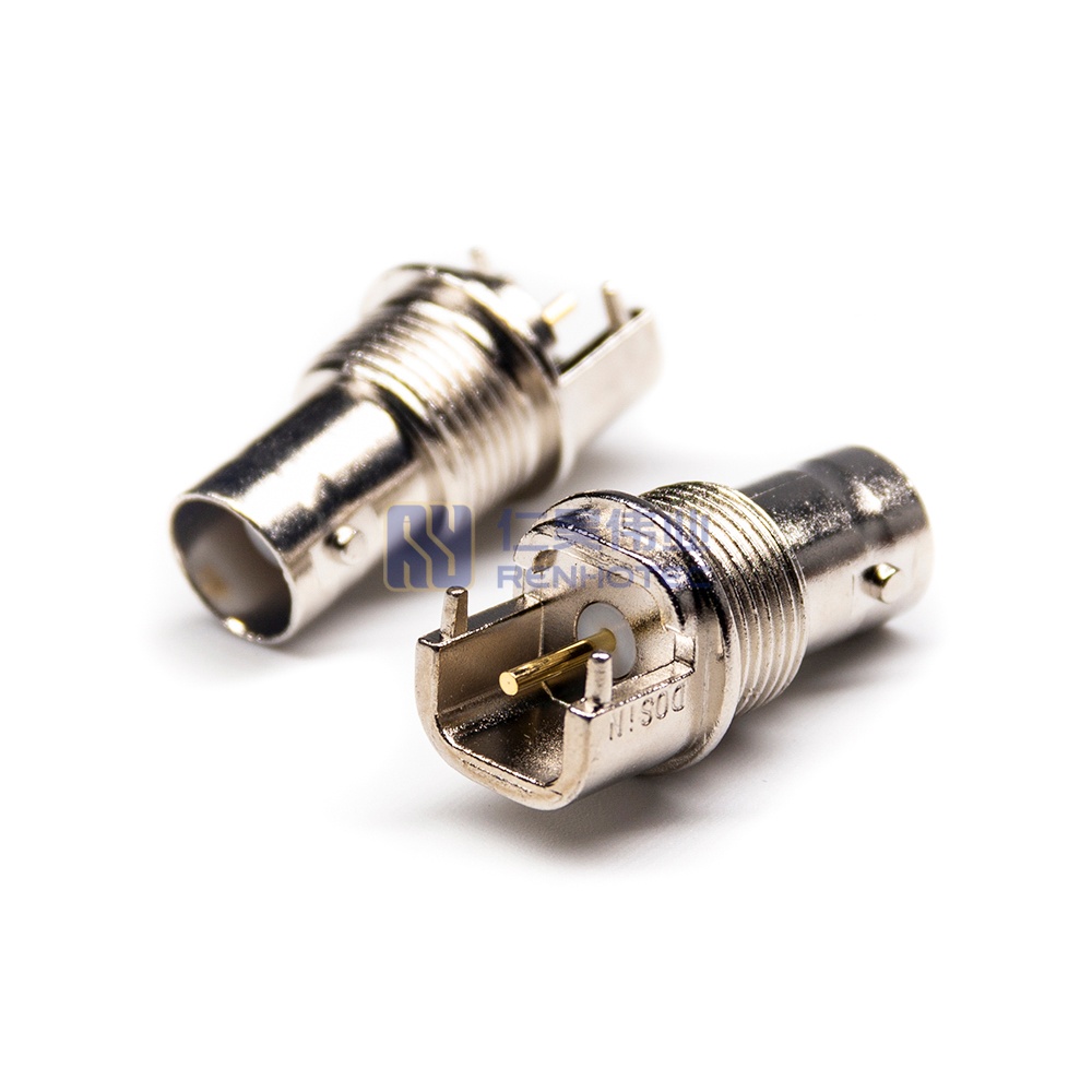BNC Connector Right Angle Jack Panel Mount SMT - RHT-610-5048 - Image 4