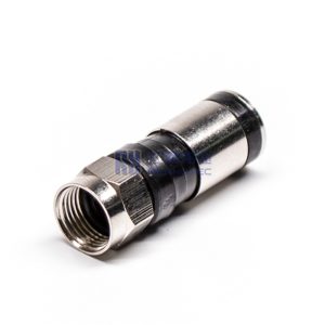 F Type Connector Plug Straight Compression Cable Mount - RHT-611-0087