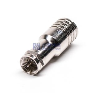 F Type Connector Plug Straight Solderless Cable Mount - RHT-611-0356