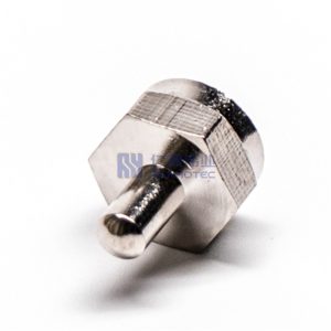 F Type Connector Plug Straight Cable Mount - RHT-611-0358