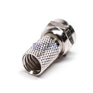F Type Connector Plug Straight Crimp Cable Type RG59 - RHT-611-0512