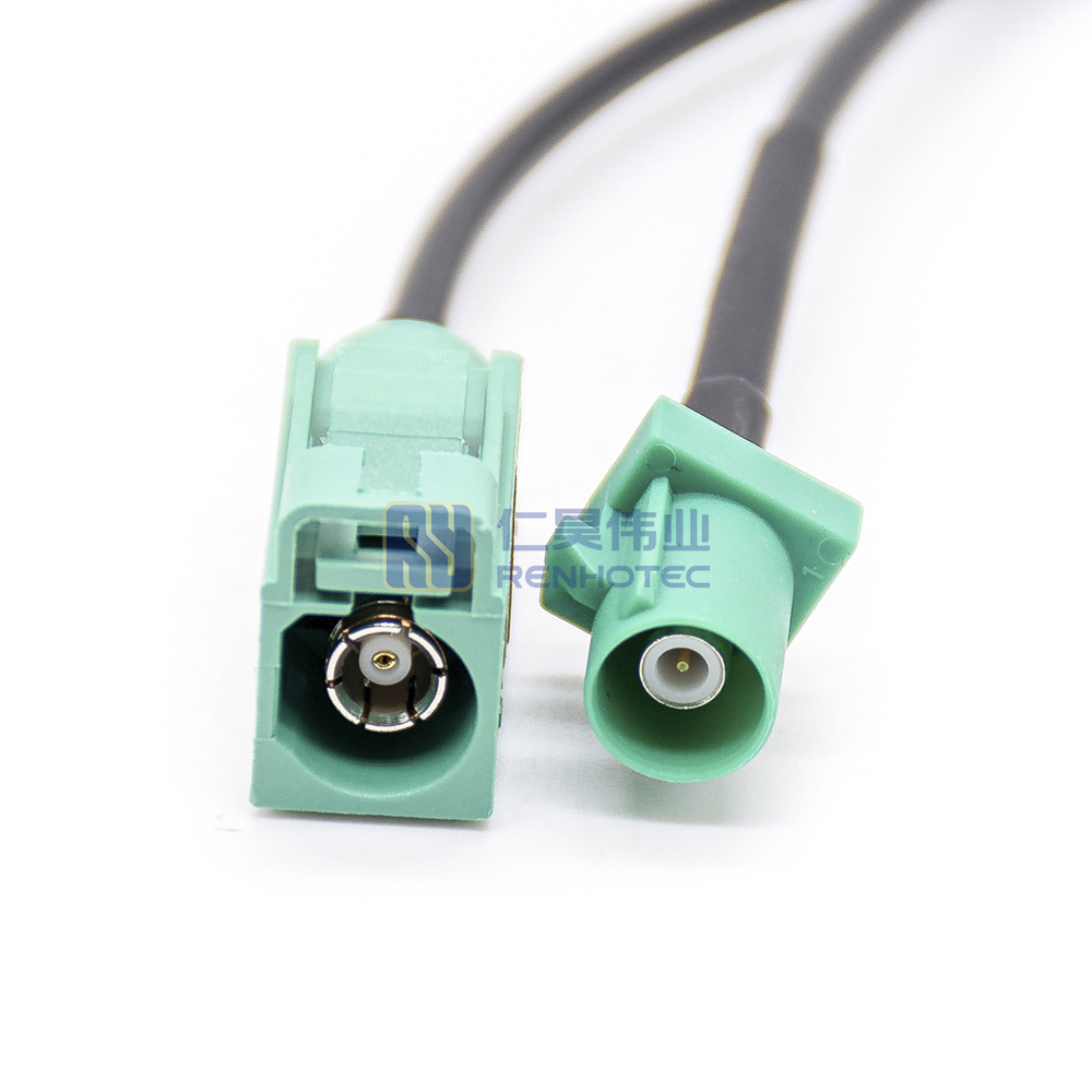 Fakra Female E Code to Fakra Male E Code Coaxial Cable RG174 - Image 2