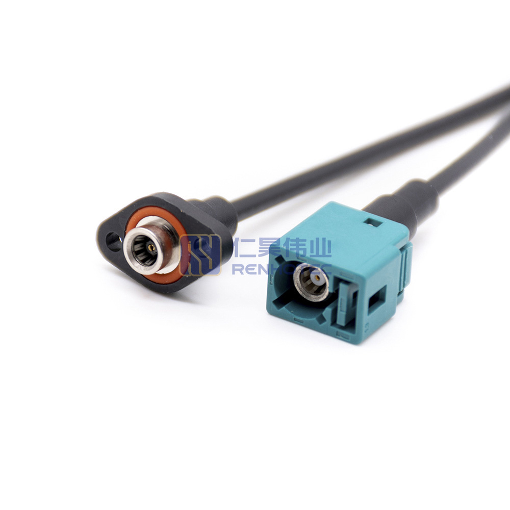 Fakra Z Code Waterblue Female to Fakra Female RG174 Cable