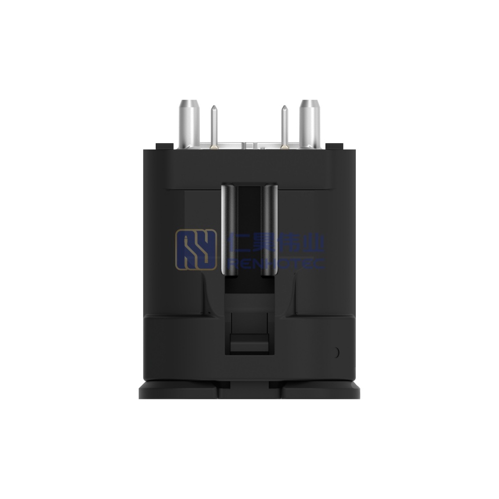 Cable-to-Board / Wire-to-Board, Shielded, Vertical, 4 Position, Board Mount, A Code, 4 mm Centerline, Signal, Data Connectivity Headers - Image 3