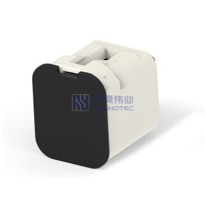 Cable-to-Board / Wire-to-Board, Shielded, Vertical, 4 Position, Board Mount, B Code, 4 mm Centerline, Signal, Data Connectivity Headers
