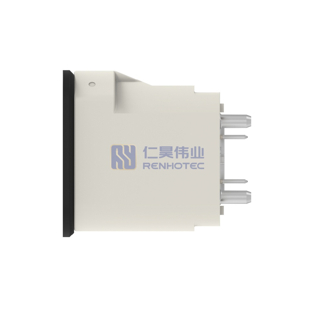 Cable-to-Board / Wire-to-Board, Shielded, Vertical, 4 Position, Board Mount, B Code, 4 mm Centerline, Signal, Data Connectivity Headers - Image 2