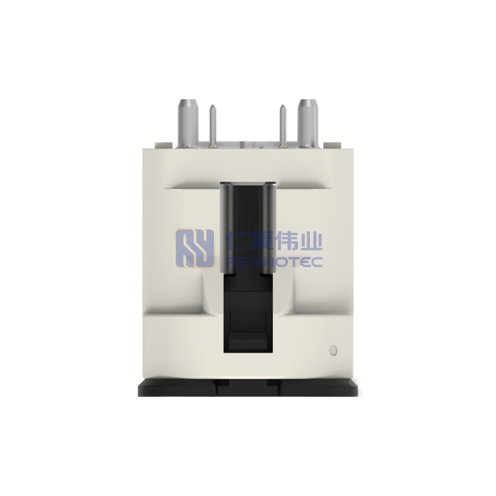Cable-to-Board / Wire-to-Board, Shielded, Vertical, 4 Position, Board Mount, B Code, 4 mm Centerline, Signal, Data Connectivity Headers - Image 3