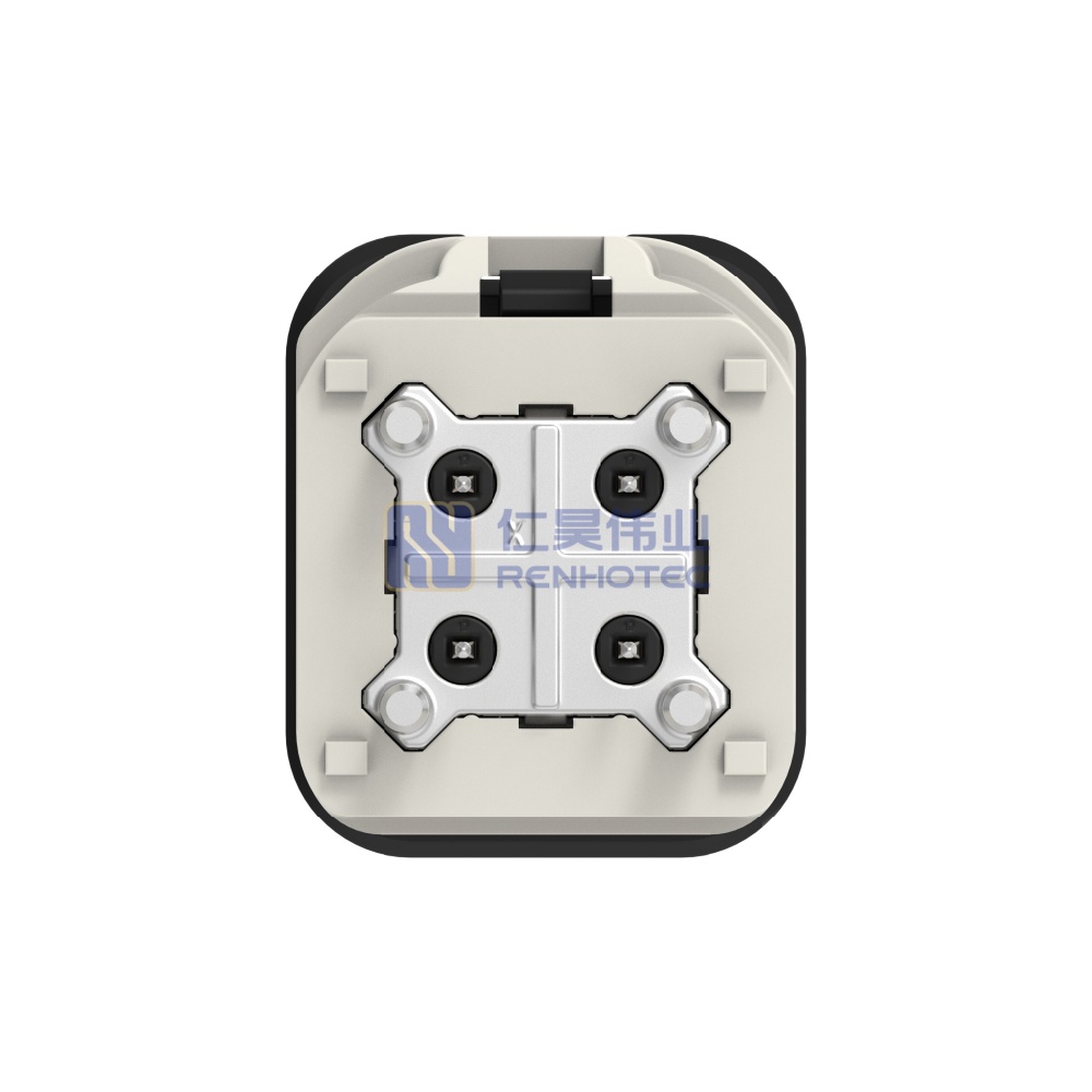 Cable-to-Board / Wire-to-Board, Shielded, Vertical, 4 Position, Board Mount, B Code, 4 mm Centerline, Signal, Data Connectivity Headers - Image 4
