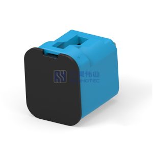 Cable-to-Board / Wire-to-Board, Shielded, Vertical, 4 Position, Board Mount, C Code, 4 mm Centerline, Signal, Data Connectivity Headers