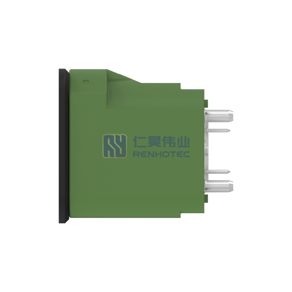 Cable-to-Board / Wire-to-Board, Shielded, Vertical, 4 Position, Board Mount, E Code, 4 mm Centerline, Signal, Data Connectivity Headers - Image 2
