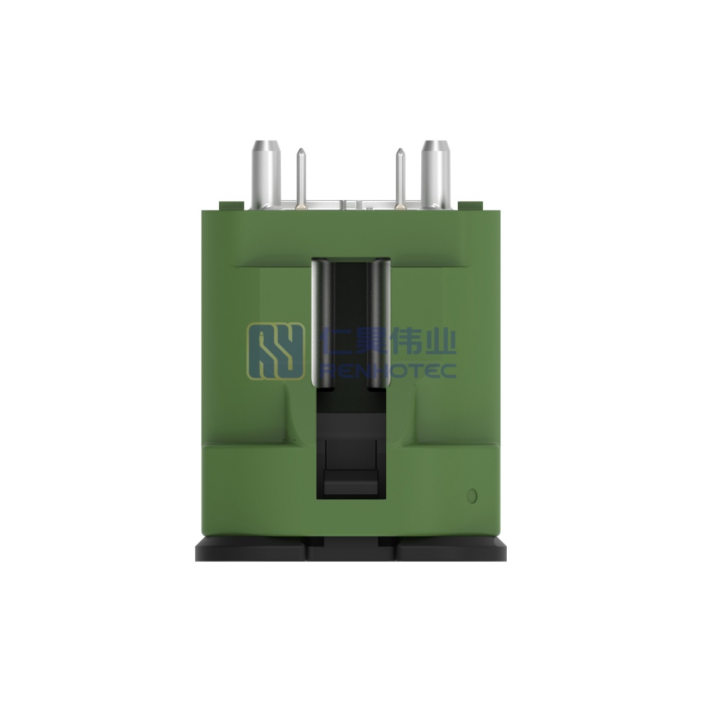 Cable-to-Board / Wire-to-Board, Shielded, Vertical, 4 Position, Board Mount, E Code, 4 mm Centerline, Signal, Data Connectivity Headers - Image 3
