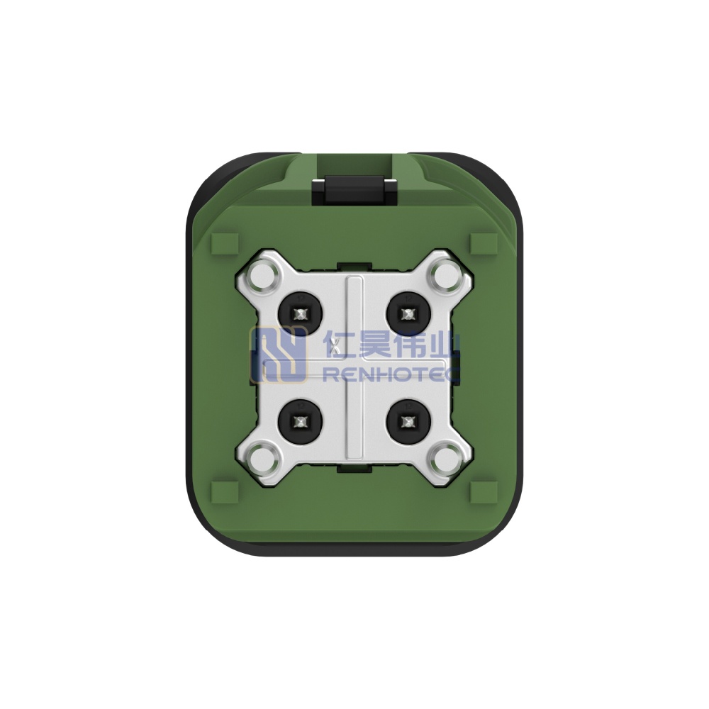 Cable-to-Board / Wire-to-Board, Shielded, Vertical, 4 Position, Board Mount, E Code, 4 mm Centerline, Signal, Data Connectivity Headers - Image 4
