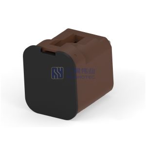Cable-to-Board / Wire-to-Board, Shielded, Vertical, 4 Position, Board Mount, F Code, 4 mm Centerline, Signal, Data Connectivity Headers