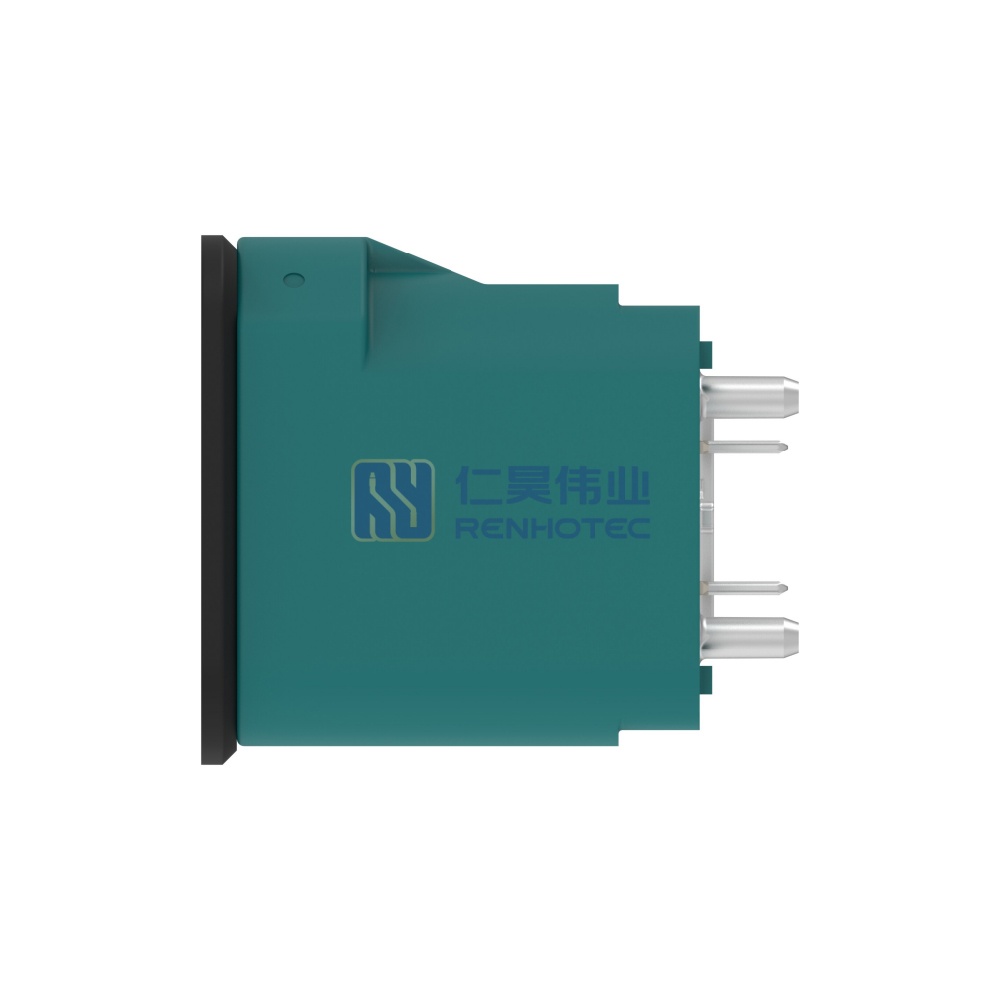Cable-to-Board / Wire-to-Board, Shielded, Vertical, 4 Position, Board Mount, Z Code, 4 mm Centerline, Signal, Data Connectivity Headers - Image 2