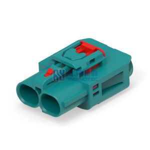 Cable-to-Cable, 180° Cable Exit, 2 Position, Z Code, Housing for Female Terminals, 8 mm Centerline, Crimp, Data Connectivity Housings