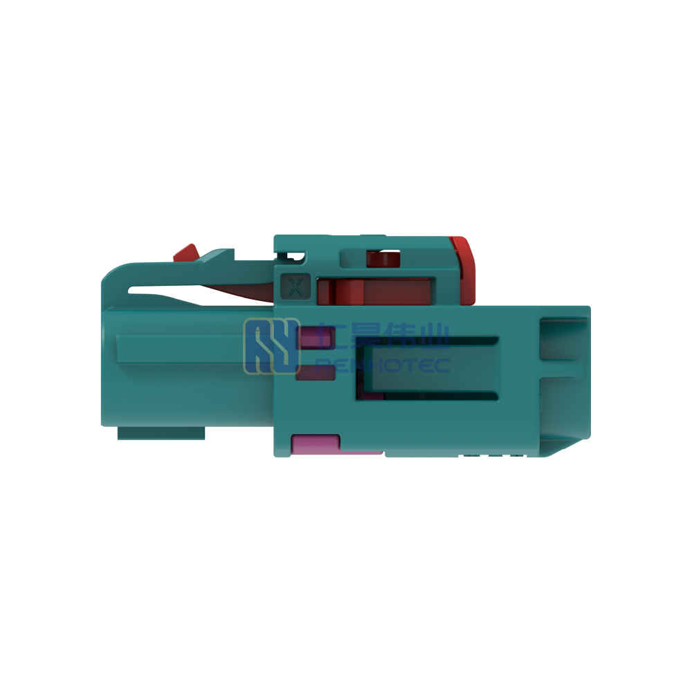 Cable-to-Cable, 180° Cable Exit, 2 Position, Z Code, Housing for Female Terminals, 8 mm Centerline, Crimp, Data Connectivity Housings - Image 2