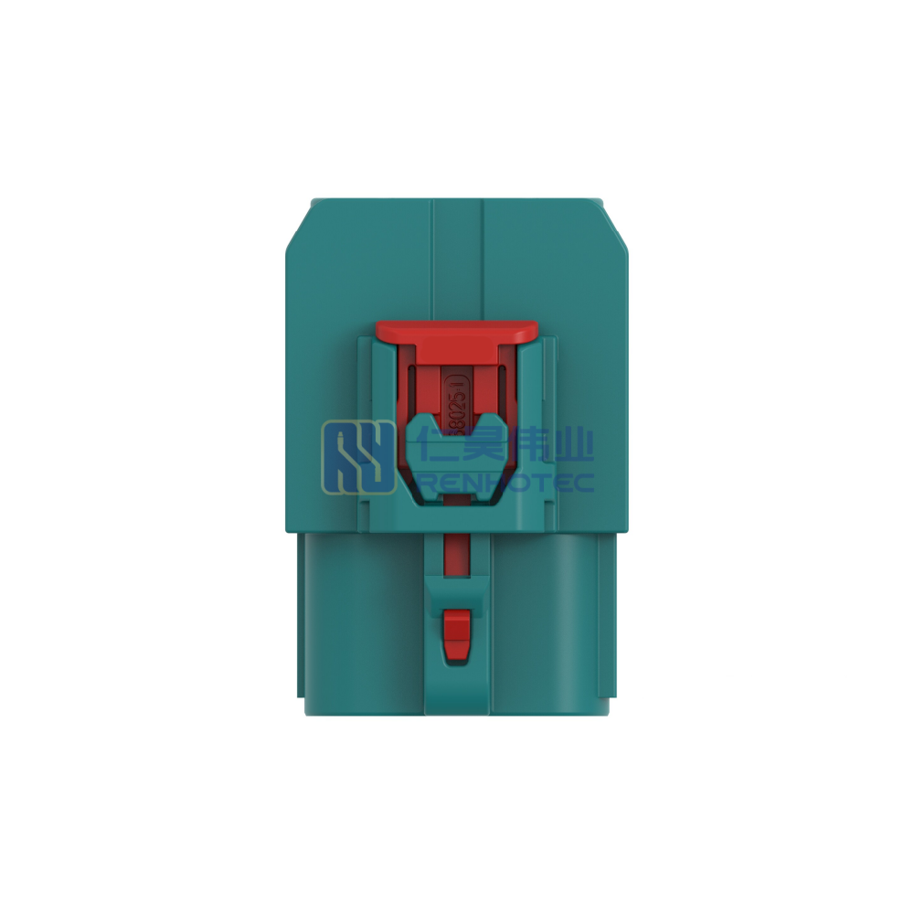 Cable-to-Cable, 180° Cable Exit, 2 Position, Z Code, Housing for Female Terminals, 8 mm Centerline, Crimp, Data Connectivity Housings - Image 3