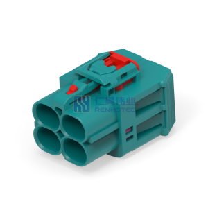 Cable-to-Cable, 180° Cable Exit, 4 Position, Z Code, Housing for Female Terminals, 8 mm Centerline, Crimp, Data Connectivity Housings