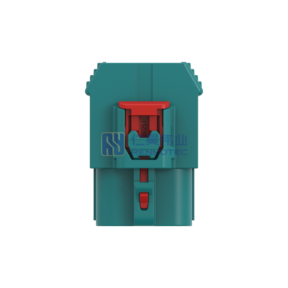 Cable-to-Cable, 180° Cable Exit, 4 Position, Z Code, Housing for Female Terminals, 8 mm Centerline, Crimp, Data Connectivity Housings - Image 3