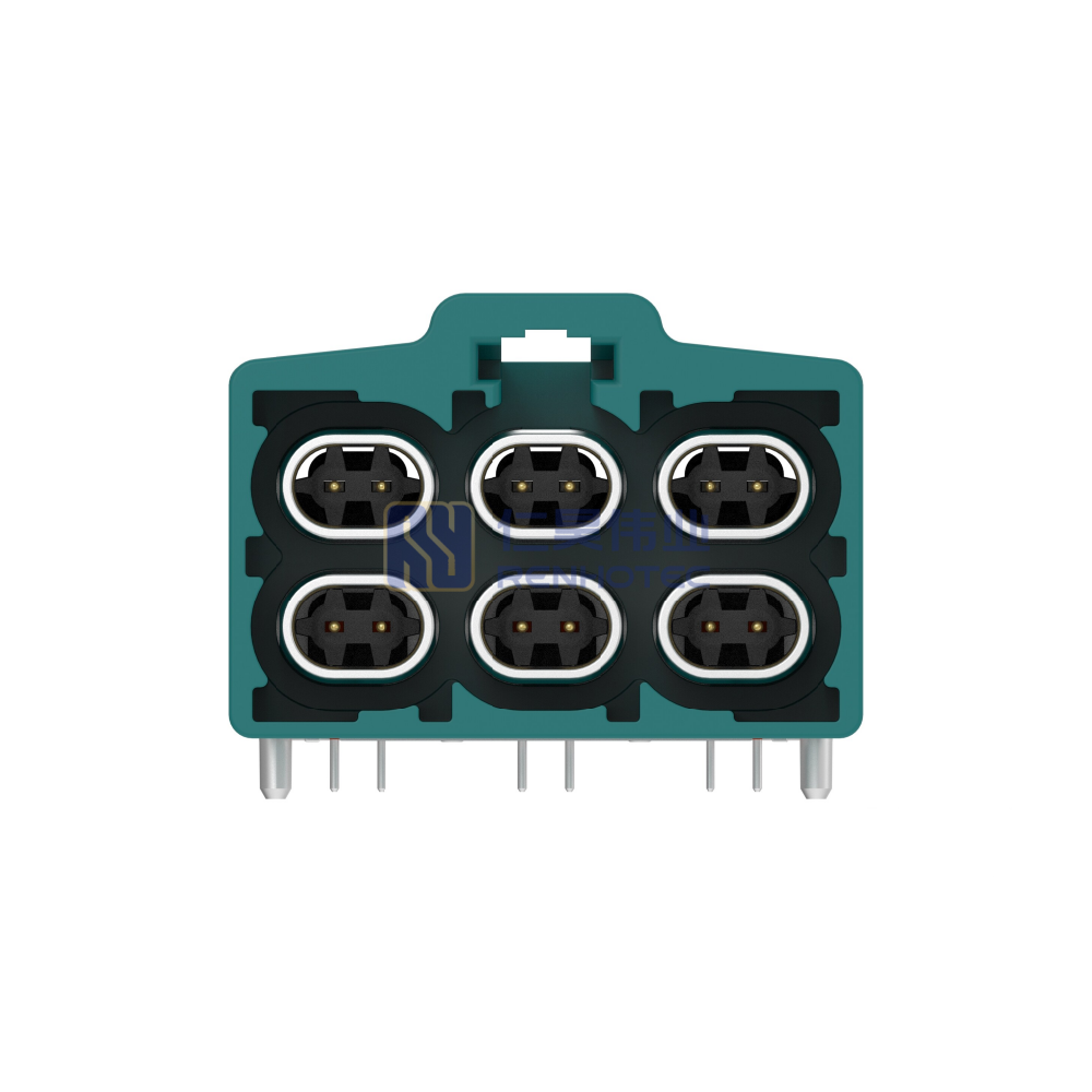 Cable-to-Board, Horizontal, 12 Position, Board Mount, Z Code, 2 mm Centerline, Data Connectivity Headers - Image 5
