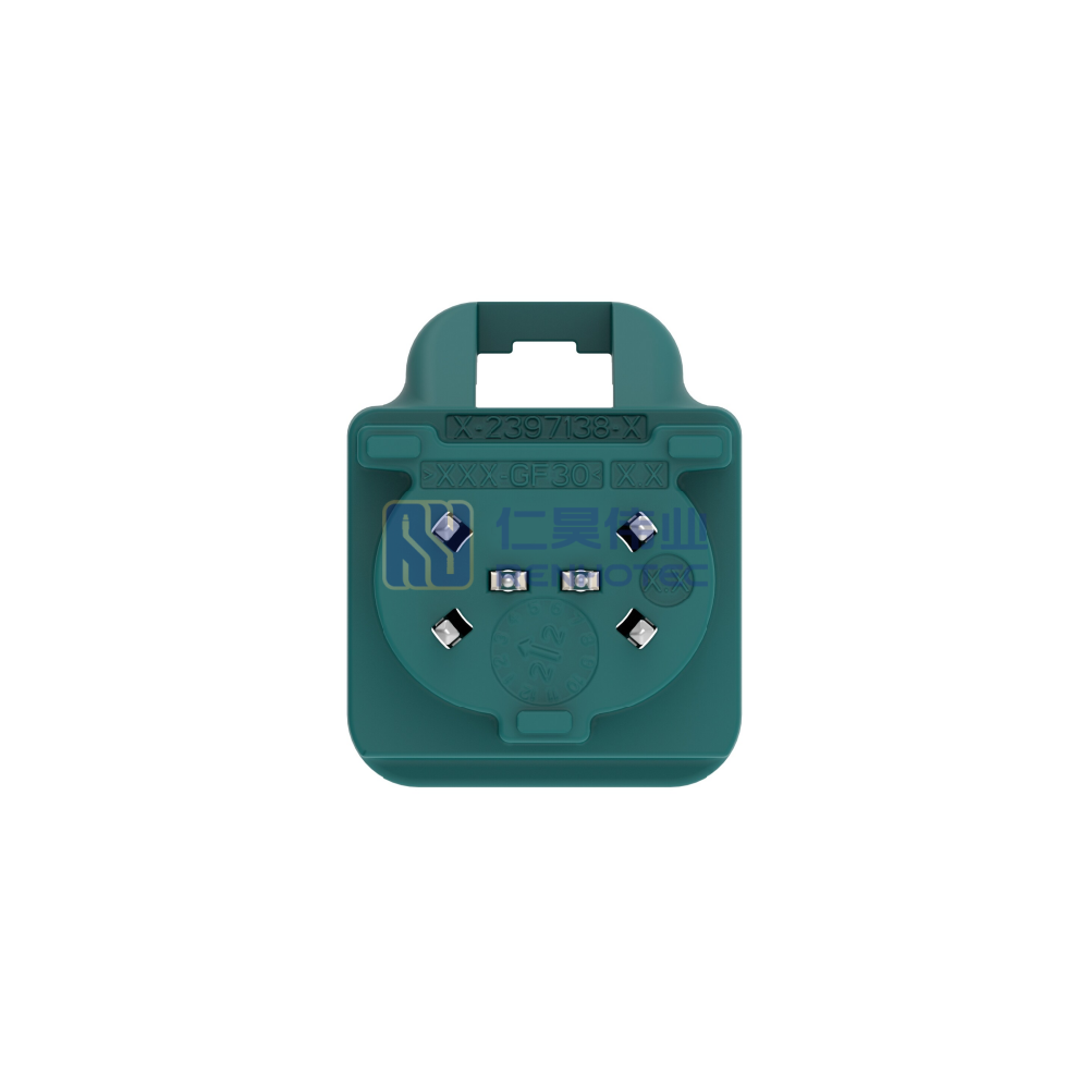 Shielded, Vertical, 2 Position, Board Mount, Z Code, 2 mm Centerline, Data Connectivity Headers - Image 4