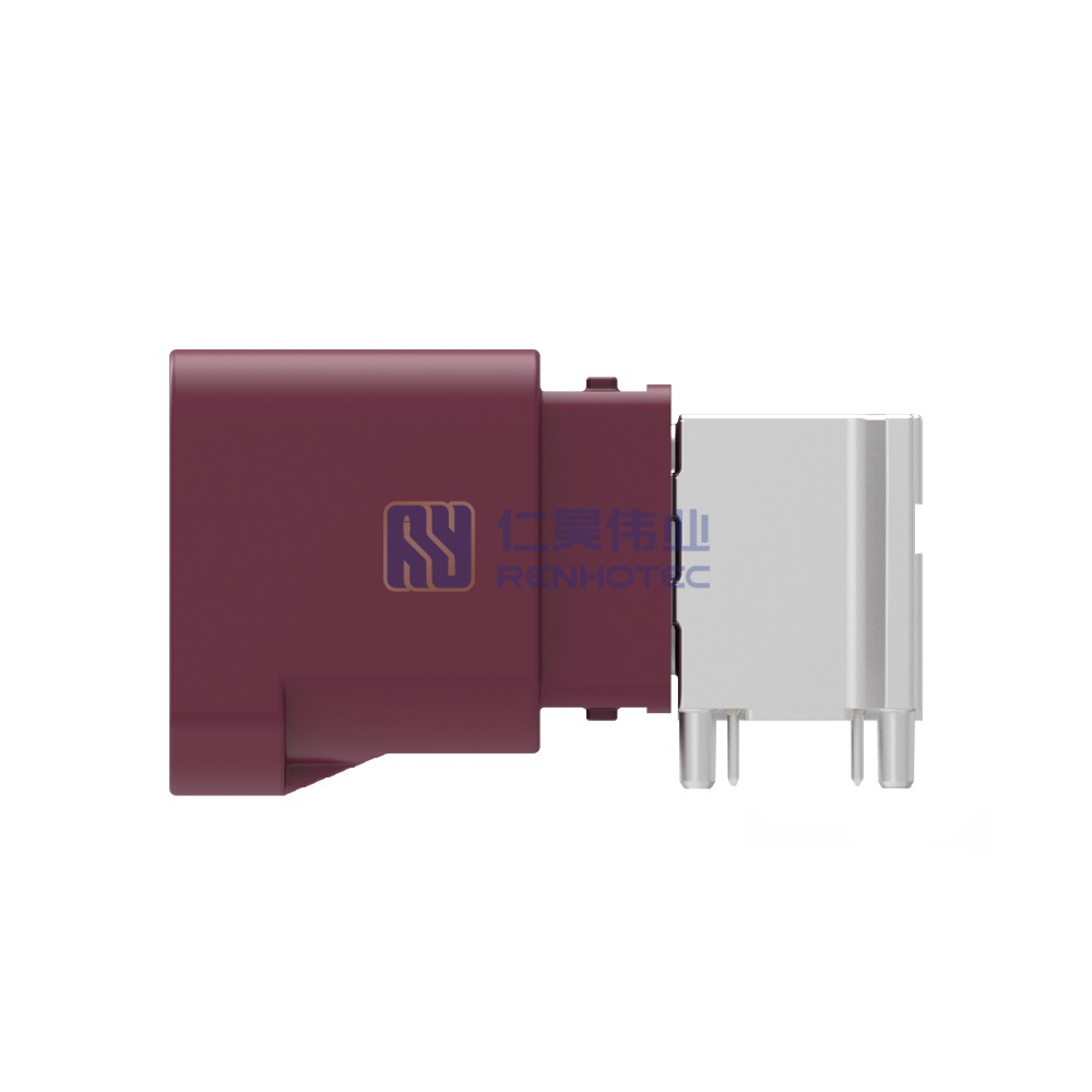Wire-to-Board, Shielded, Horizontal, 4 Position, Board Mount, D Code, 4 mm Centerline, Signal, Data Connectivity Headers - Image 4
