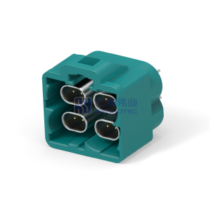 Cable-to-Board, Shielded, Vertical, 8 Position, Board Mount, Z Code, 2 mm Centerline, Data Connectivity Headers