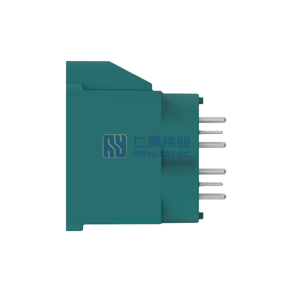 Cable-to-Board, Shielded, Vertical, 8 Position, Board Mount, Z Code, 2 mm Centerline, Data Connectivity Headers - Image 2